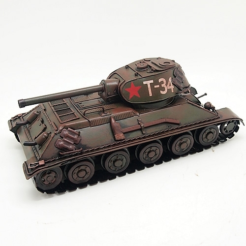 ブリキの車 ソ連軍用戦車(中戦車) タンクタイプ T-34(Mサイズ)