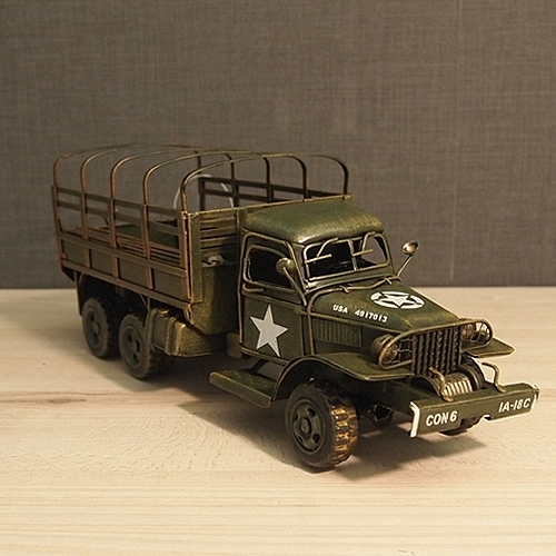 ブリキの車 アメリカ軍用トラック(Mサイズ) , ブリキのおもちゃTOP